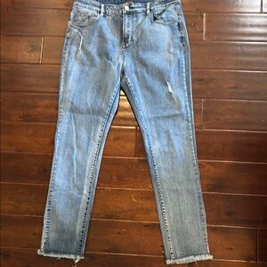 Coco + Carmen Blue Skinny Jeans